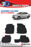 Citroen C-Elysee Sedan 2012 Ve Sonrası 3D Paspas Takımı Bizymo