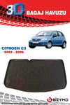 Citroen C3 2002-2009 3D Bagaj Havuzu Bizymo