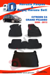 Citroen C4 Grand Picasso 2006-2013 Paspas ve Bagaj Havuzu Seti