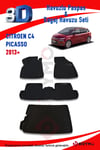 Citroen C4 Picasso 2013+ Havuzlu Paspas ve Bagaj Seti Bizymo