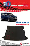 Dacia Dokker 2013 Ve Sonrası 3D Bagaj Havuzu Bizymo