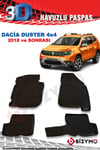 Dacia Duster 4X4 2018 Ve Sonrası 3D Paspas Takımı Bizymo