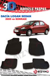 Dacia Logan Sedan 2005 Ve Sonrası 3D Paspas Takımı Bizymo