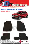 Dacia Sandero Stepway 2008-2012 3D Paspas Takımı Bizymo