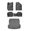 Dacia Sandero Stepway 3d Paspas+ 3d Bagaj Havuzu 2013-2020 Arası Siyah Set Uyumlu