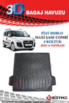 Fiat Doblo Maxi 2010 ve Sonrası 3D Bagaj Havuzu Bizymo