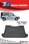 Fiat Doblo Safeline 2010-2013 3D Bagaj Havuzu Bizymo