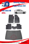 Fiat Egea Hb 2015+ Havuzlu Paspas ve Bagaj Seti Bizymo