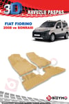 Fiat Fiorino 2008 ve Sonrası Havuzlu Bej Paspas Bizymo