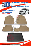 Ford Connect Cepsiz 2003-2014 Bej Paspas ve Bagaj Havuzu Seti