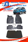 Ford Ecosport 2017+ 3D Havuzlu Paspas ve Alt Bagaj Havuzu