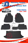 Ford Fiesta Hb 2002-2008 Paspas Ve Bagaj Havuzu Seti