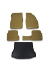 Ford Focus 1 Sedan 1998-2005 Bej Paspas Ve Bagaj Havuzu Seti