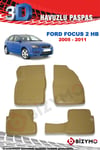 Ford Focus 2 Hb 2005-2011 3D Bej Paspas Takımı Bizymo