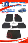 Ford Focus 2 Hb İnce Stepne 2005-2011 Paspas ve Bagaj Havuzu Seti