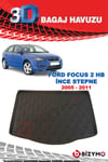 Ford Focus 2 Hb İnce Stepne 2005-2011 3D Bagaj Havuzu Bizymo