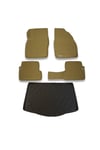 Ford Focus 2 Hb (Kalin Stepne) 2005-2011 Bej Paspas ve Bagaj Havuzu Seti