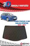 Ford Focus 2 Hb Kalın Stepne 2005-2011 3D Bagaj Havuzu Bizymo