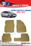 Ford Focus 2 Sedan 2005-2011 3D Bej Paspas Takımı Bizymo