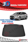 Ford Focus 3 Hb İnce Stepne 2011-2014 3D Bagaj Havuzu Bizymo