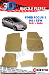 Ford Focus 3 Stw 2011-2014 3D Bej Paspas Takımı Bizymo