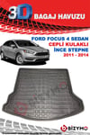 Ford Focus 4 Sedan Cepli Kulaklı 2015+ 3D Bagaj Havuzu Bizymo