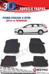 Ford Focus 4 Stw 2015 Ve Sonrası 3D Paspas Takımı Bizymo