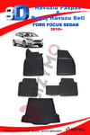 Ford Focus 5 Sedan Stepneli 2018+ Havuzlu Paspas ve Bagaj Seti Bizymo