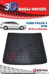 Ford Focus 5 (Yeni) STW 2018 ve Sonrası 3D Bagaj Havuzu Bizymo