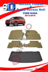 Ford Kuga Suv 2013-2019 Bej Havuzlu Paspas ve Bagaj Seti Bizymo