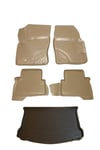 Ford Kuga Suv Bej 2008-2012 Havuzlu Paspas ve Bagaj Seti Bizymo