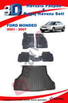 Ford Mondeo Sedan 2001-2007 3D Havuzlu Paspas ve Bagaj Havuzu