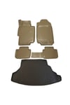 Honda Accord Sedan 2003-2008 Bej Havuzlu Paspas ve Bagaj Seti Bizymo