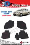 Honda City Sedan 2006-2009 3D Havuzlu Paspas Takımı Bizymo