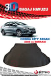 Honda City Sedan 2009 Ve Sonrası 3D Bagaj Havuzu Bizymo