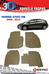Honda Civic Hb 2006-2012 3D Bej Paspas Takımı Bizymo