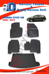 Honda Civic Hb 2006-2012 Paspas Ve Bagaj Havuzu Seti