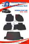 Honda Civic Hb 2012-2016 Paspas Ve Bagaj Havuzu Seti