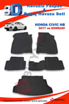 Honda Civic Hb 2016 Ve Sonrası Paspas Ve Bagaj Havuzu Seti