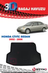 Honda Civic Sedan 2002-2006 3D Bagaj Havuzu Bizymo