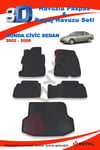 Honda Civic Sedan 2002-2006 Paspas Ve Bagaj Havuzu Seti