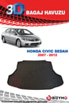 Honda Civic Sedan 2007-2012 3D Bagaj Havuzu Bizymo