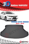 Honda Civic Sedan 2012-2016 3D Bagaj Havuzu Bizymo
