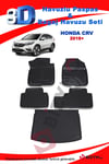Honda Crv 2018 Ve Sonrası Paspas ve Üst Bagaj Havuzu Seti