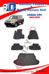 Honda Crv Suv 2002-2006 Havuzlu Paspas ve Bagaj Seti Bizymo