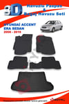 Hyundai Accent Era Sedan 2006-2016 Paspas Ve Bagaj Havuzu Seti