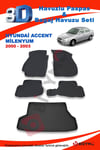 Hyundai Accent Milenyum 2000-2003 Paspas Ve Bagaj Havuzu Seti