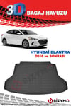 Hyundai Elantra 2016 Ve Sonrası 3D Bagaj Havuzu Bizymo