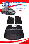 Hyundai İ10 2014+ Havuzlu Paspas ve Bagaj Seti Bizymo