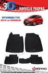 Hyundai İ10 2014 Ve Sonrası 3D Havuzlu Paspas Takımı Bizymo